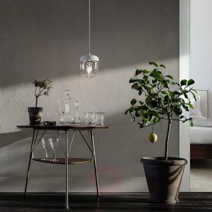 Vita Copenhagen Szklana lampa wisząca Acorn z białą zawieszką - Lampy sufitowe - miniaturka - grafika 2