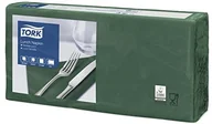 Papier toaletowy - Tork 477214 serwetki Lunch ciemno-zielony/2-warstwowe serwetki na małe potrawy i przekąski/Advanced wysokiej jakości/10 X 200 (2000) papierowe serwetki/32,6 x 33 cm (szer. x dł.)/1/4 składane 477214 - miniaturka - grafika 1