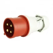 Osprzęt siłowy - TP Electric Wtyczka przenośna 4P 32A IP44 400V 7614 3126-301-1601 - miniaturka - grafika 1