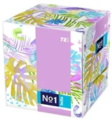 Chusteczki higieniczne - Bella Chusteczki kosmetyczne No1 72 szt. Kartonik żółta monstera |   BE-042-K072-002 - miniaturka - grafika 1