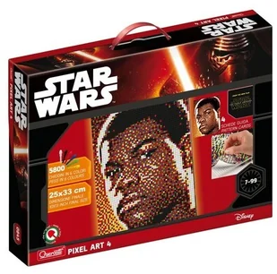Quercetti 0845 steckspiel pikseli Art Star Wars 4 Finn - Układanki dla dzieci - miniaturka - grafika 3