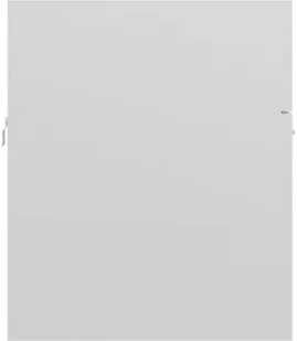 vidaXL vidaXL Zestaw mebli łazienkowych, wysoki połysk, biały, płyta wiórowa - Meble łazienkowe - miniaturka - grafika 26