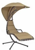 Leżaki ogrodowe - VS Fotel bujany VS Lea 1000312 Beżowy/Antracyt - miniaturka - grafika 1