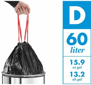 Hailo Kosz na śmieci, Big-Box Swing, rozmiar L, 35 stal nierdzewna Werk (0840-111) - Kosze na śmieci - miniaturka - grafika 3