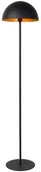 Lampy stojące - Lucide Siemon 45796/01/30 lampa stojąca podłogowa 1x40W E27 czarna - miniaturka - grafika 1