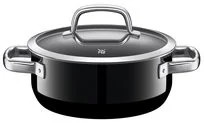 WMF Garnek niski z pokrywką Fusiontec Mineral, czarny, srebrny, 2,4 l - Garnki WMF Garnek niski z pokrywką Fusiontec Mineral, czarny, srebrny, 2,4 l - Garnki - miniaturka - grafika 3