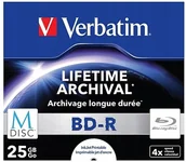 Nośniki danych - Verbatim Bd-r M-disc Archival 25GB Printable 1 Jc - miniaturka - grafika 1