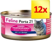 Mokra karma dla kotów - Porta 21 Feline 6 x 156 g - Tuńczyk z wodorostami - miniaturka - grafika 1