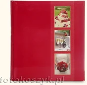 Albumy fotograficzne - Henzo Album Fiesta Czerwona (tradycyjny 60 białych stron) - miniaturka - grafika 1