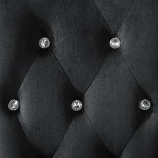 vidaXL Krzesła do jadalni, 4 szt., aksamitne, czarne - Krzesła - miniaturka - grafika 3