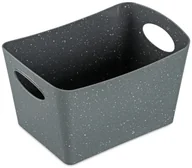 Pudła i pojemniki do przechowywania - Koziol Pojemnik do przechowywania Boxxx S Organic szary, 1 l 12,8 x 18,7 x 10,8 cm - miniaturka - grafika 1