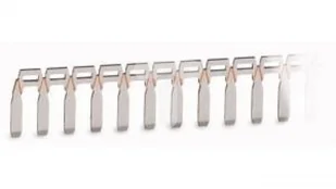 Wago Kontakttechnik mostkowaniem startera, Blank, prąd znamionowy 270  417 18 A, 17-krotnie łącznik poprzeczny/Mostek do zacisk szeregowy 4045454223953 270-417 - Kostki, złączki, wtyczki - miniaturka - grafika 2