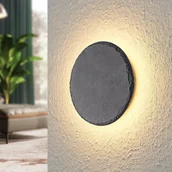 Lampy ścienne - Lindby Lindby Peetu kinkiet LED, okrągły - miniaturka - grafika 1