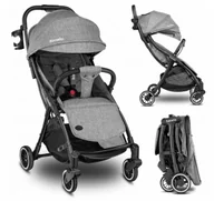 Wózki dziecięce - Lionelo JULIE ONE kolor SZARY - miniaturka - grafika 1