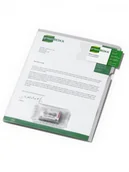 Grzbiety do bindownic - Durable Obwoluta z kieszonką na kasety A4 beżowa 2347-16 - miniaturka - grafika 1