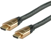 Kable - Rotronic ROLINE 11045805 Premium Ultra HD kabel HDMI z Ethernet, wtyczka, 7,5 m Czarny 11045805 - miniaturka - grafika 1