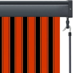 vidaXL Roleta zewnętrzna, 60x250 cm, pomarańczowo-brązowa - Rolety - miniaturka - grafika 6