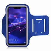 Etui i futerały do telefonów - nemo Etui opaska na ramię do biegania na rower sportowe do 4,7' niebieska - miniaturka - grafika 1