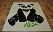 Dywany dla dzieci - Agnella DYWAN FUNKY TOP PANDA160x220cm KREM JAKOŚĆ! D75C-140EC - miniaturka - grafika 1