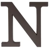 Numery na dom - Litera N WYS. 9 CM - miniaturka - grafika 1