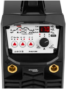 Stamos Power Power Spawarka do aluminium - TIG AC/DC - 200 A - cyfrowa - MMA - Puls S-ALU 200 S-ALU 200 - Spawarki - miniaturka - grafika 2