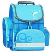 Plecaki szkolne i tornistry - Titanum Tornister Tiger Max Delfin niebieski - - miniaturka - grafika 1