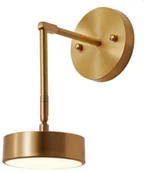 Lampy ścienne - COPEL LAMPA ścienna CGSPOTW2 Copel metalowa OPRAWA kinkiet LED 12W 3000K do sypialni mosiądz CGSPOTW2 - miniaturka - grafika 1