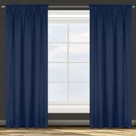 Zasłony - Eurofirany Zasłona Parisa na taśmie 140x270 Granatowa ex-z-parisa-gra-135x270-t - miniaturka - grafika 1