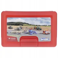 Samochody i pojazdy dla dzieci - Bruder 00020 Pudełko śniadaniowe 20x13x7cm czerwon - miniaturka - grafika 1