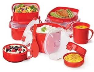 Pojemnik do żywności Sistema - Brytfanka 1.25L Rectangular Microwave - Pojemniki kuchenne - miniaturka - grafika 9