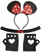 Stroje karnawałowe - WIDMANN Zestaw do przebrania myszy dla zwierząt i stworzeń fantazyjny kostium i stroje 9740M - miniaturka - grafika 1