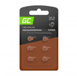 Baterie 312 P312 PR41 ZL3 GREEN CELL ZincAir (6 szt.) - Baterie i akcesoria - miniaturka - grafika 3