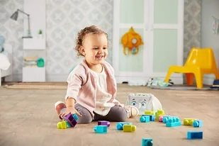 Fisher Price Mega Bloks Pojemnik z klockami Słonik GFX30 730020 - Klocki - miniaturka - grafika 6