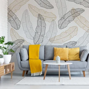 Nakleo szablon malarski wielokrotny // LIŚĆ MODERN - OBRYS - MEDIUM (45x65cm) - Szablony malarskie - miniaturka - grafika 3