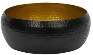 Beliani Misa dekoracyjna czarno-złota BANHA - Miski i półmiski - miniaturka - grafika 10