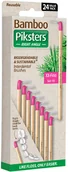Szczoteczki międzyzębowe - Piksters Piksters BAMBOO Right Angle 24szt. - biodegradowalne szczoteczki międzyzębowe - WYBIERZ ROZMIAR - miniaturka - grafika 1