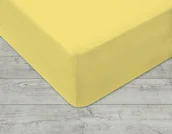 Prześcieradła - Darymex Prześcieradło z Jersey kremowe 90/100x200 cm 5907761019829 - miniaturka - grafika 1