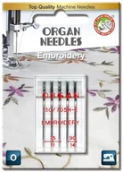 Akcesoria i części do maszyn do szycia - Organ Igły półpłaskie 130/705H-E do haftu mix 75-90 blistr - miniaturka - grafika 1
