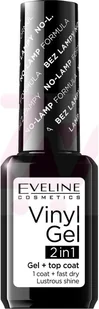 Eveline Vinyl Gel winylowy lakier do paznokci+top coat 2w1 200 12ml - Odżywki do paznokci - miniaturka - grafika 3