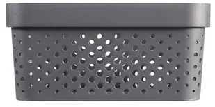 CURVER Pojemnik ażurowy INFINITY 11L ciemno-szary CURVER Recycled 245679 - Pudła i pojemniki do przechowywania - miniaturka - grafika 2