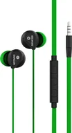 Słuchawki - Sencor SEP 172 VCM zielone - miniaturka - grafika 1