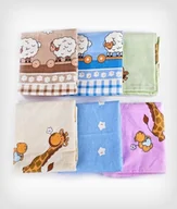 Pieluchy - Sensillo Pieluszka ceratka 50/60 flanelowa nadruk - miniaturka - grafika 1