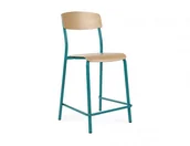 Meble do szkół i przedszkoli - Krzesło szkolny, wysoki hoker Beta - miniaturka - grafika 1