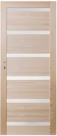 Drzwi wewnętrzne - Kornik Kornik Skrzydło drzwiowe Sekstet sosna bezsęczna 80P - miniaturka - grafika 1