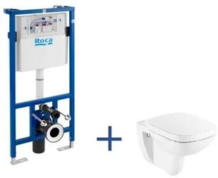 Roca Debba 35,5x54x40 ze stelażem biała A8900900RE - Miski WC - miniaturka - grafika 2