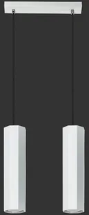 Lampex Lampa wisząca Astral 2 biała - Lampy sufitowe - miniaturka - grafika 3