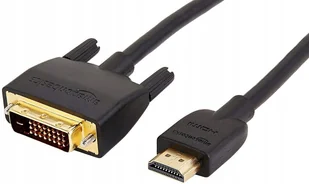 AmazonBasics przewód-adapter DVI na HDMI, 1,83 m (najnowszy standard) HL-007347 - Adaptery i przejściówki - miniaturka - grafika 2