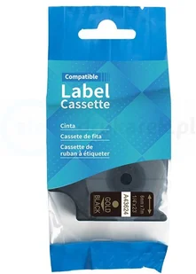 Dymo strefadrukarek.pl Taśma D1 43624 6mm x 7m czarna złoty nadruk - zamiennik | OSZCZĘDZAJ DO 80% - ZADZWOŃ! 730811399 PROMOCJA! D1-43624 - Etykiety do drukarek - miniaturka - grafika 4