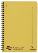 Notesy i bloczki - Clairefontaine Europa Notemaker A5 notatnik z podszewką, 120 stron - cytryna 3096Z - miniaturka - grafika 1