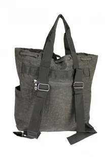Bag Street Praktyczny Plecak Torebka 2 w 1 BAG STREET 2247 POPIELATY - Plecaki - miniaturka - grafika 3